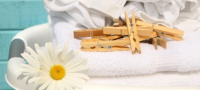 Wäsche zum Bleichen kochen