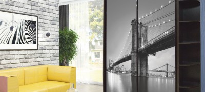 Design und Lage der Garderobe im Wohnzimmer