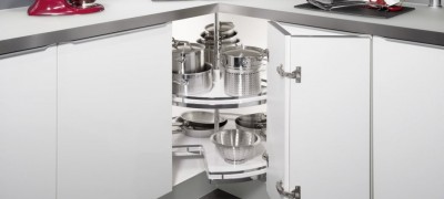 Caractéristiques des armoires d'angle dans la cuisine