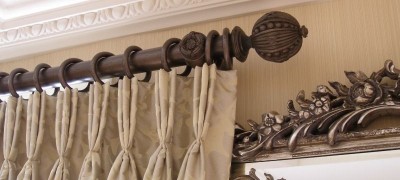 Choisir et fabriquer une tringle à rideau en bois pour rideaux de vos propres mains