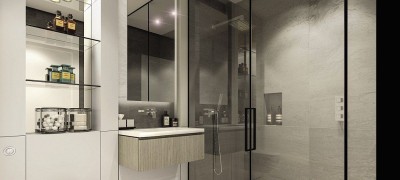 Das Gerät und die Arten von Einbauschränken im Badezimmer