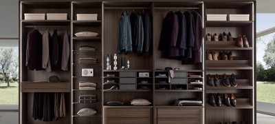 Korrekte Aufteilung der Garderobe