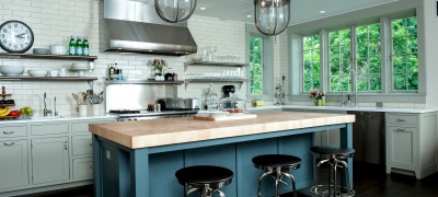 Set de cuisine sans armoires du haut