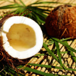 cibo cocco metà