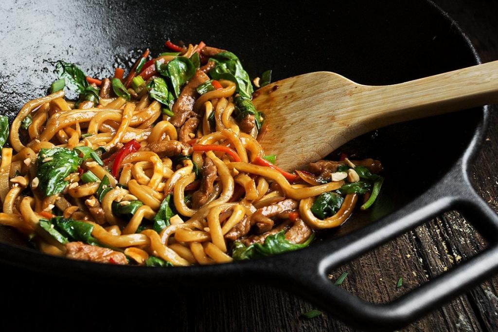 comment faire cuire un wok dans une casserole