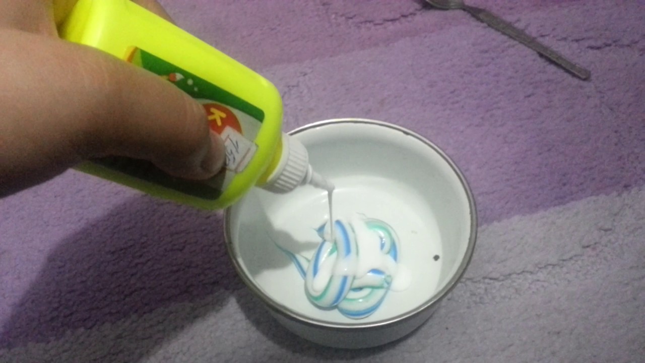 pva et pâte dentifrice slime