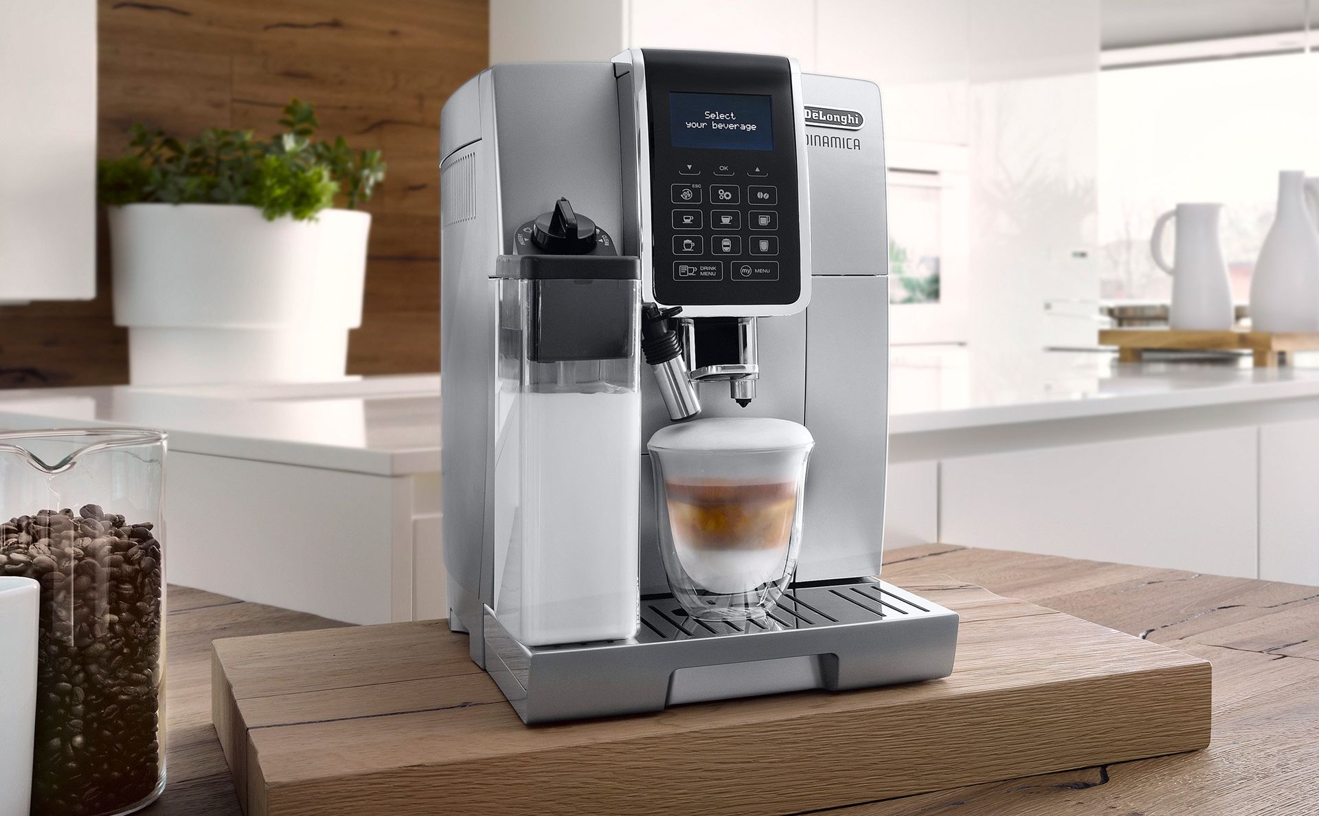 Photo de la machine à café Delonghi