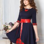 robe bleu rouge