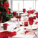 décor rouge pour le nouvel an