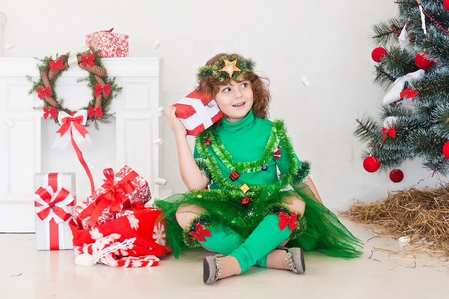 fantasia de natal para elfo feminino