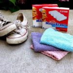 nettoyer les baskets à la main
