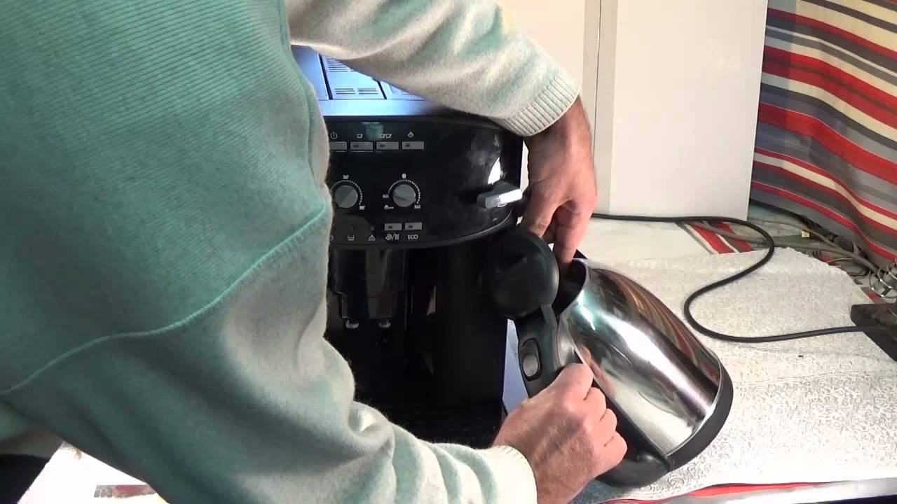 rincer la machine à café