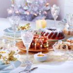 ajuste de la mesa para el postre