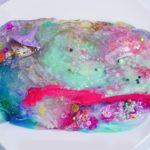 slime à faire soi-même multicolore