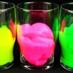 slime à faire soi-même dans un verre