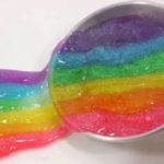 DIY slime arc-en-ciel