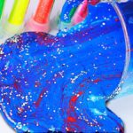 slime brillant à faire soi-même