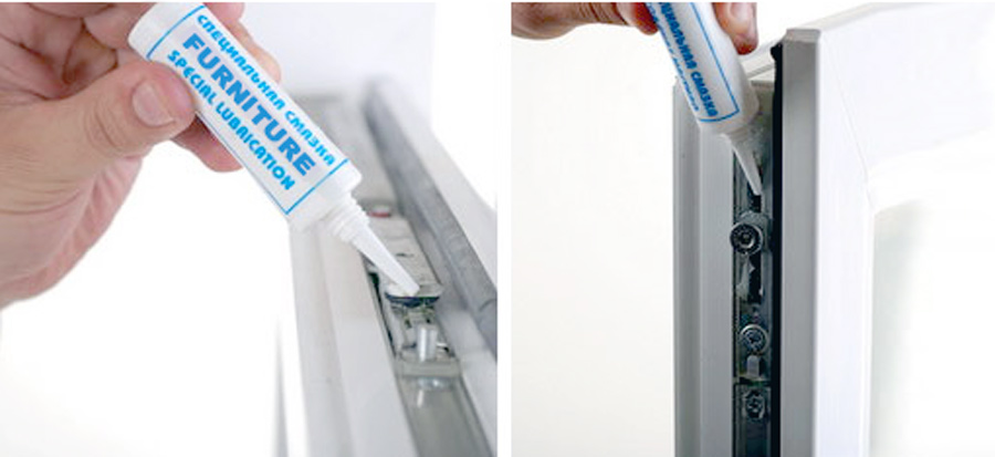 lubrification des vitres en plastique