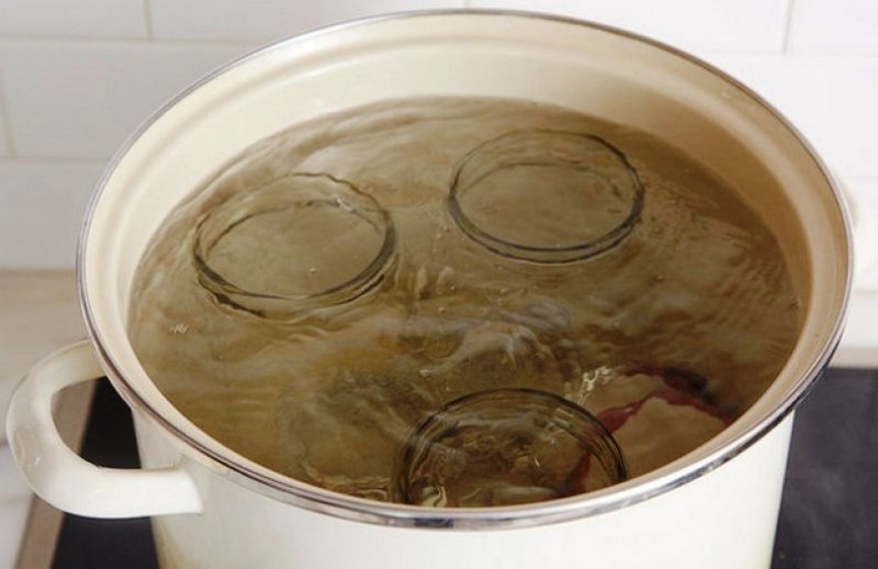 stérilisation à l'eau bouillante
