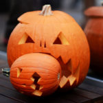 conception de photo de citrouille d'halloween