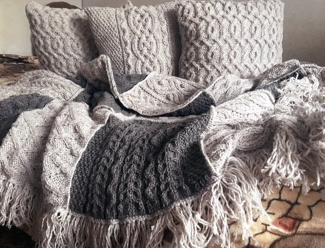 gestrickte Decken