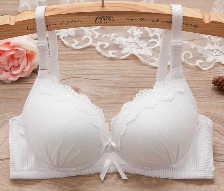 soutien-gorge blanc synthétique