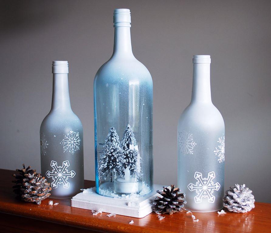 bouteilles de décoration