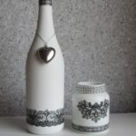 photo de décoration de bouteille à faire soi-même