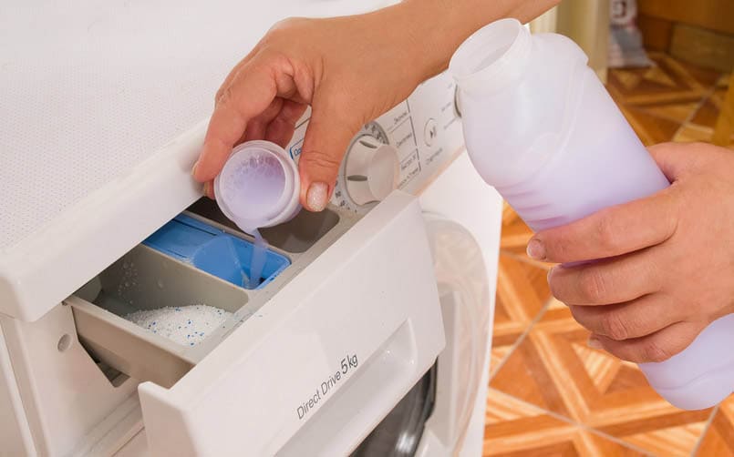 gel et poudre pour le lavage