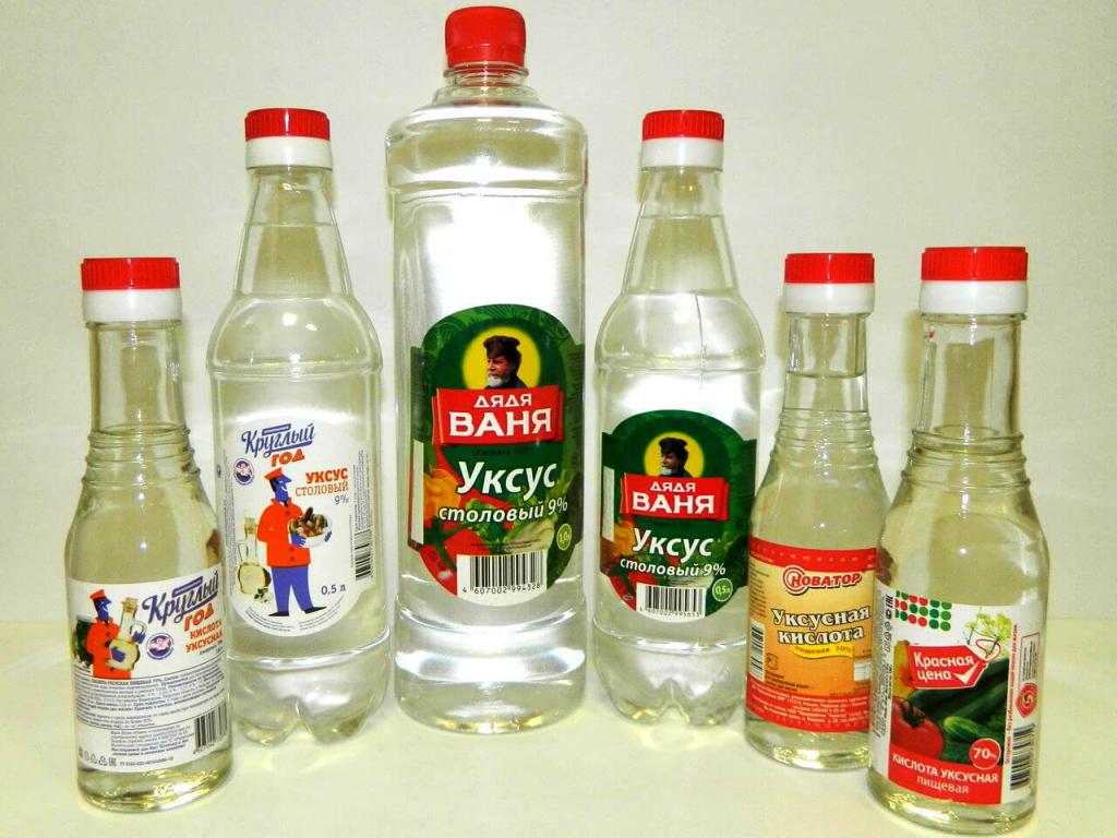 se débarrasser de la moisissure acide acétique