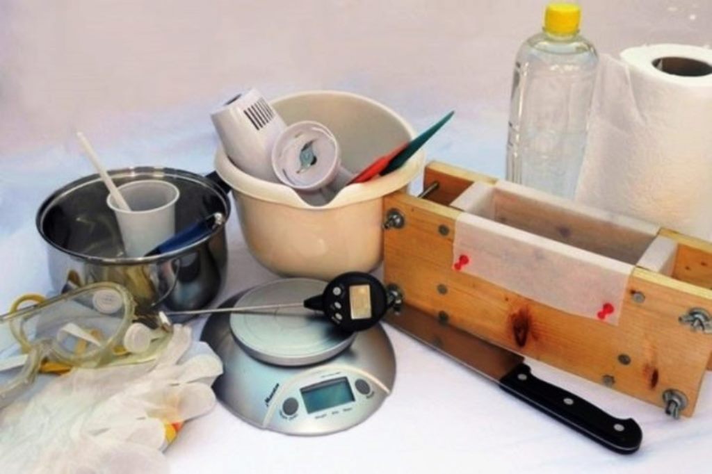 DIY soap from remnants