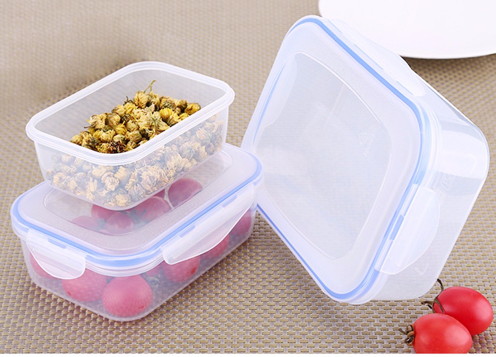 versiegelte Plastikbehälter