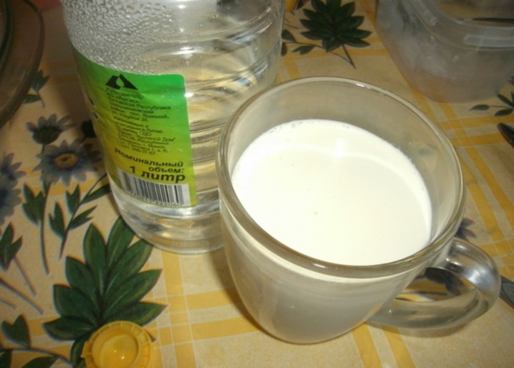 milk and vinegar