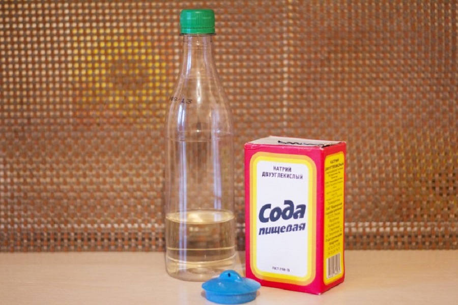 refrigerante e vinagre