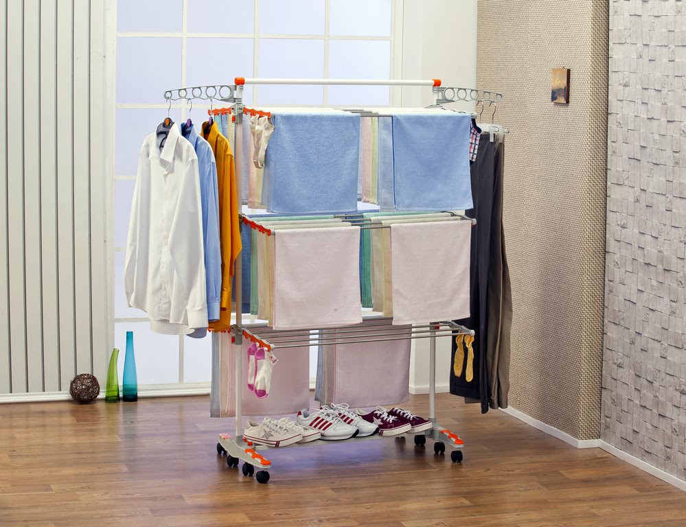 sèche-linge sur roulettes