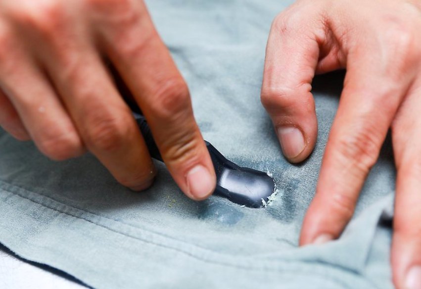 enlever le goudron des vêtements