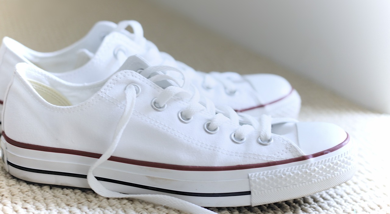 des baskettes blanches