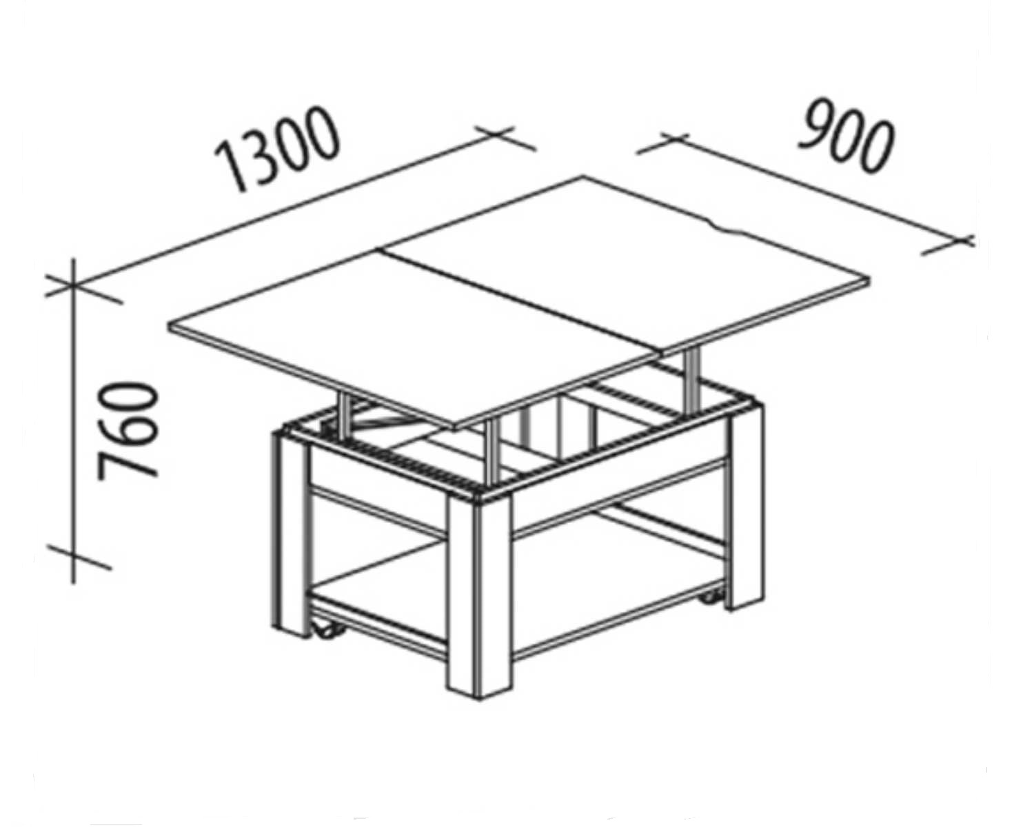 dessin de table basse transformateur