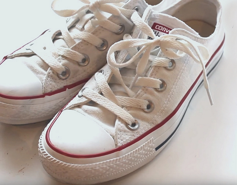 baskets blanc pur