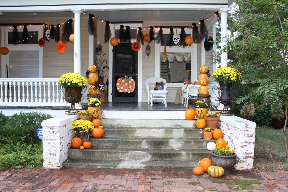 décor à la maison pour la photo d'halloween