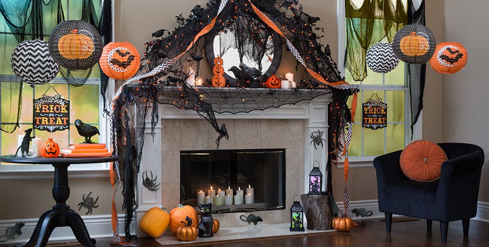 décoration de la chambre d'halloween