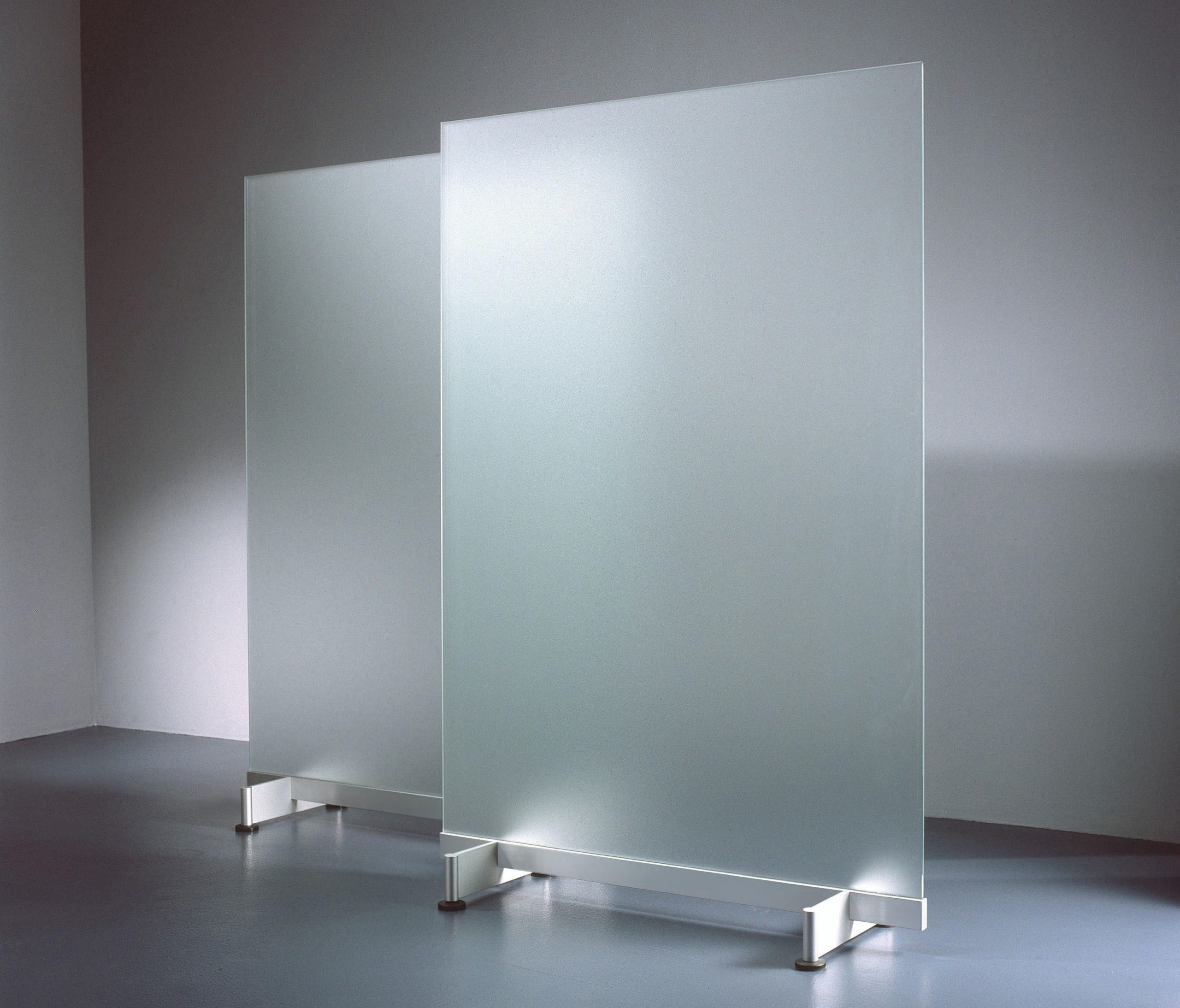 écran en verre dépoli