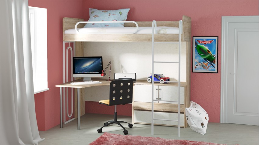Ideas de fotos de loft para cama de bebé