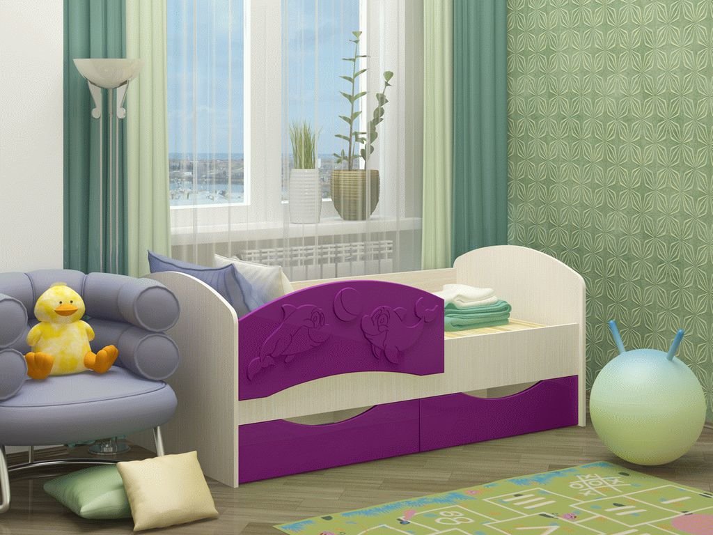 idées de conception de lit de bébé dauphin