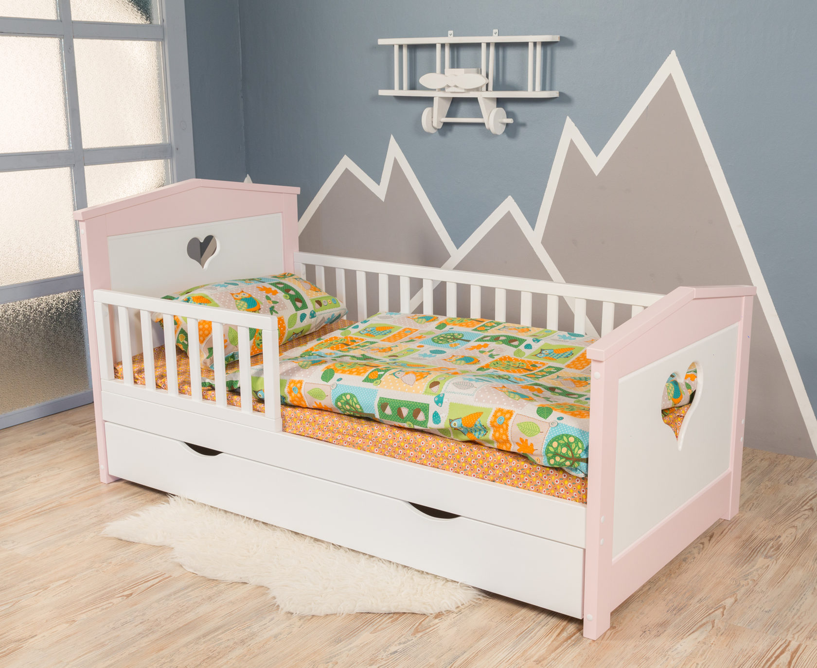 Babybett mit Stoßfänger Designideen