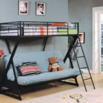 lit mezzanine avec canapé pour enfant