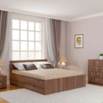 Doppelbett mit Schubladen Dekoideen