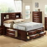 Doppelbett mit Schubladen Dekoideen
