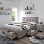Doppelbett mit Schubladen Fotodesign