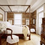 idées de décoration de lits doubles en bois massif